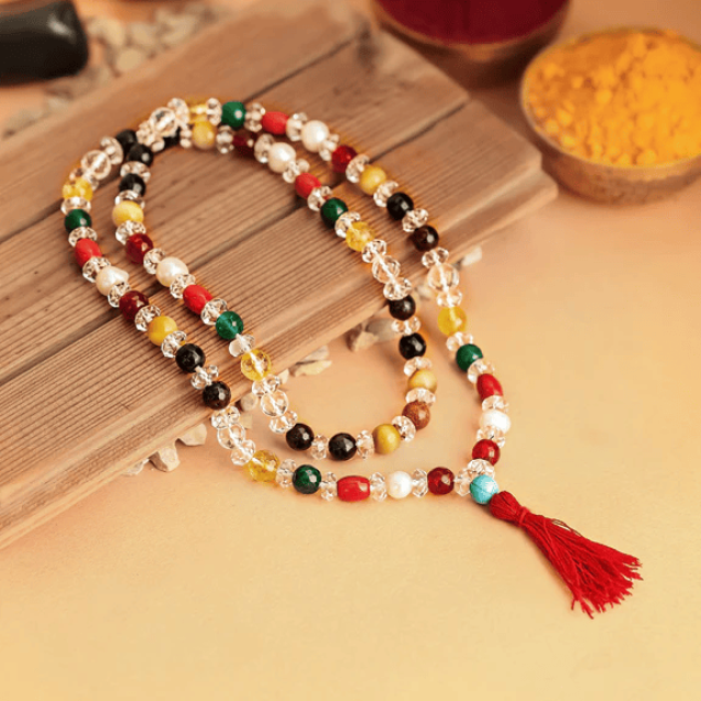 Nine Gems Navratna Stones Mala