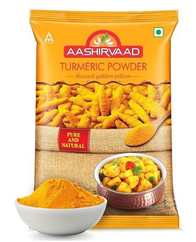 Aashirvaad Turmeric Powder, ( 100g ), Natural Golden Turmeric Powder with No Added Flavours and Colours