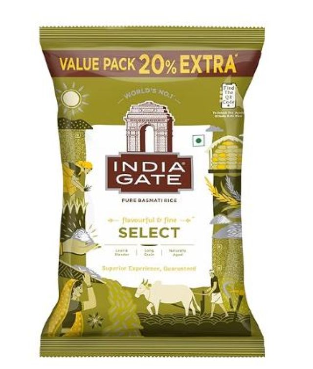 India Gate Select, 1kg with Free 200g