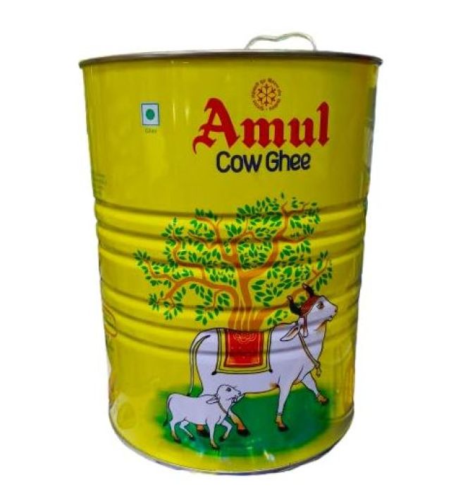 Amul Pure Cow Ghee, 5 Litre, Tin Pack