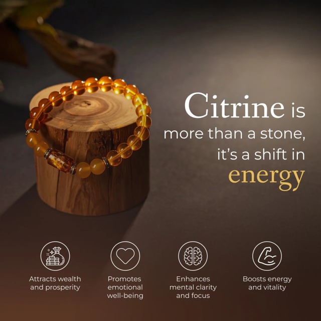 Citrine Bracelet (Dhanu Rashi) Sagittarius
